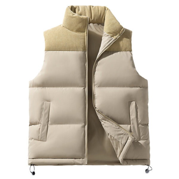 New Men's Color Blocked Vest For Autumn And Winter - Image 5