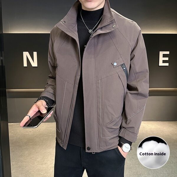 Fashion Leisure Cargo Cotton Coat Jacket - Image 5